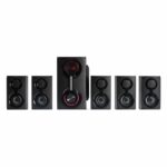 Boxe Serioux 5.1 SoundRise 51105W, putere totala 105W RMS, tip 5.1, sateliti 5 x 15W, subwoofer 30W, Conectivitate: Bluetooth, USB, AUX, SD, Radio FM, negre, SRXS-51105W