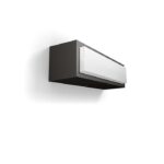 Aplica LED pentru exterior Philips STRATOSPHERE, 3.8W, 800 lm, lumina calda (2700K), IP44, 203x63x68mm, Antracit - Image 2