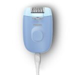 Epilator cu fir PHILIPS Seria 4000 BRE247/00, 2 viteze, 4 accesorii, Retea, Albastru, L x A x I (mm) 50x120x145 - Image 2