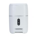 Hranitoare inteligenta de mancare PNI MyPet PT033PF pentru animale de casa, WiFi, 3 litri, programabil din aplicatia dedicata Tuya Smart, integrare in scenarii si automatizari smart cu alte produse compatibile Tuya, Dimensiuni: 205 x 205 x 430 mm, Greutate: 2.200 g, Volum: 3l, Alimentare: DC 5V 1A - Image 2