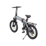 Bicicleta electrica pliabila Ulzomo Ridge 20 E-bike, 250W, 36V 15.6Ah, autonomie 60km, viteza maxima 25km/h, Gray, 20'' - Image 2