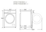 Masina de spalat rufe HEINNER HWM-VT2814KD+++, 8 kg, 1400 rpm, Clasa: D, Alb - Image 3
