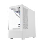 Carcasa 1st PLAYER MI5, RGB, Mid Tower, White - Image 2