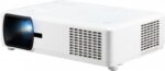 Videoproiector ViewSonic LS610HDH, FHD 1920* 1080, LED 60.000 ore, 5.000 lumeni, 3.000.000:1, zoom optoc 1.2x, dimensiune imagine 300", distanta proiectare 0.87-10.38 m, 27-32 dB, 2* HDMI, audio in/ out, USB Tip A (Alimentare): 1 (5V/1.5A), RS232, RJ45, difuzor 10W, 5kg, telecomanda cu laser - Image 3