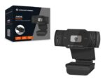 Camera Web Conceptronic AMDIS, rezolutie video Full HD, USB 2.0, Negru