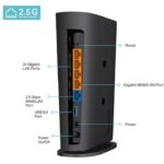 TP-LINK WIFI 6 Router Gigabit, ARCHER AX80, Dual-Band, Standarde: IEEE 802.11ax/ac/n/a 5 GHz, IEEE 802.11ax/n/b/g 2.4 GHz, viteza wireless: 5 GHz: 4804Mbps, 2.4 GHz: 1148 Mbps, 4× Antene performante Dual-Band, interfata: 1× Port WAN/LAN de 2.5 Gigabit, 1× Port WAN/LAN Gigabit, 3× Porturi LAN - Image 3