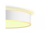 Plafoniera LED Philips Hue Devere, Bluetooth, 19.2W, 2450 lm, luminaalba(2200-6500K), IP44, 38.1cm, Alb, Intrerupator cu variator in clus - Image 3