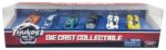 MACHETA DIE CAST, SET 6 MASINI CURSE, SCARA 1/64, 7.5CM, DIVERSE MODELE SI CULORI- PORTOCALIU, GALBEN, BLEU, NEGRU, ALBASTRU, ALB, MOV, ARGINTIU, CARAMIZIU - Image 4