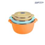 SET 3 CASEROLE TERMICE 2+4+6L,BELLY ORANGE, ART OF DINING BY HEINNER - Image 3