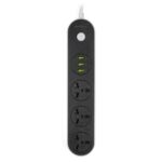 Prelungitor cu protectie Serioux, 3 prize universale, input 100-240V,50- 60Hz,output