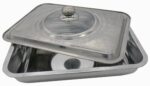 TAVA CUPTOR CU CAPAC, INOX ,35*26*7CM, VANORA HOME - Image 2