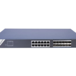 Layer 2 network switch designed for video data transmission 12 x 10/100/1000 Mbps ethernet ports and 12 x 10/100/1000 Mbps SFP ports IEEE 802.3, IEEE802.3u and IEEE802.3x network standards available Store-and-forward switching Delay of data-exchange less than 5us Safe and reliable using 4 KV high