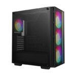 Carcasa DEEPCOOL MATREXX 55 MESH V4 C, RGB, Mid Tower, Black - Image 2