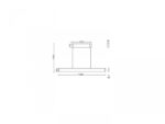 Pendul LED RGB Philips Hue Ensis, Bluetooth, 79W (175W), 5500 lm ,luminaalba si color (2200-6500K), IP20, 129.8cm, Alb - Image 3