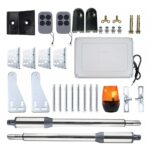 Kit automatizare porti batante PNI MAB300, cu 2 motoare 40W, telecomenzi si panou de control, fotocelule si lampa, lungime poarta 2 x 2.5m max, greutate poarta 200Kg, Putere: 40w X 2, Lungimea maxima a foii de poarta: 2.5m,Viteza motor 1,6 cm/sec, 250rpm, IP55, - Image 2