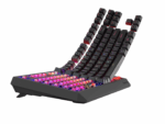 Tastatura gaming mecanica wireless Genesis Thor 230 TKL, iluminare RGB, swtich-uri Red, 87 taste, 11 butoane multimedia, negru - Image 11