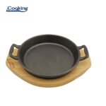 TIGAIE SERVIRE FONTA PURA CU SUPORT DE LEMN DIA 20 CM, COOKING BY HEINNER - Image 2