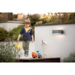 Aplica pentru exterior Philips Hedgehog, 1xE27, max 42W, IP44, 182x160x91mm, Gri - Image 4