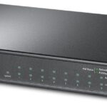 "8-Port 10/100Mbps + 3-Port Gigabit Desktop Switch with 8-Port PoE+ PORT: 8× 10/100 Mbps PoE+ Ports, 2× Gigabit Non-PoE Ports, 1× Gigabit SFP Slots SPEC: 802.3at/af, 124 W PoE Power, Desktop Steel Case FEATURE: Extend Mode for 250m PoE Transmitting, Isolation Mode, PoE Auto Recovery, Plug and Play"