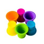 SET 6 CUPE DE SILICON COLORATE, FAT BRAIN - Image 3