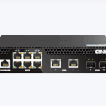 Switch QNAP M2106R CPU Marvell 98DX2528, 6 porturi 2.5Gbps, 2 porturi 10Gbps SFP+, 2 porturi 10GbE RJ45, rackabil, web-managed, garantie2 ani