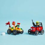 PACHET DE CURSE FURGONETA DE PIZZ VS. CAMION DE POMPIERI, LEGO 60458 - Image 8