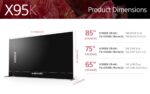 Televizor, Sony, Seria X95K, XR85X95KAEP, 2022, 85" - 215CM, LED, Smart TV, 4K, Titanium silve, Plat, Google TV, Mirroring iOS, Android, XR Cognitive Processor, HDR 10, HLG Triluminos PRO, 100 Hz, DVB-T/T2//C/S/S2, 2.2, 60 W, Wi-Fi, Bluetooth, 2 x HDMI 2.0, 1 x RJ-45, CI+ slot, 2 x USB, 1 - Image 6