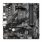 Placa de baza Gigabyte B550M K, Socket AM4, DDR4, Micro-ATX - Image 2