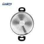 SEMIOALA ALUMINIU FORJAT 24x10 CM,3.8L,ONIX, COOKING BY HEINNER - Image 3