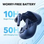 Casti In-ear Anker Soundcore Liberty 4 NC, Wireless, Noise-canceling, Albastru - Image 2