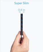 HUB USB Anker 4-in-1, porturi: 4 x USB 3.2 gen 1, conectare prin USB 2.0 (T), rata transfer 5 Gbps, ABS, negru - Image 3