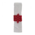 Prosop Heinner de bucatarie cu inel servet Craciun - Image 3