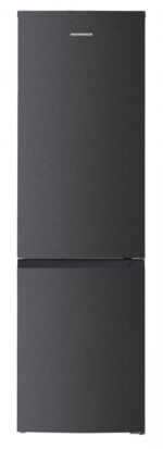 Combina frigorifica HEINNER HCNF-HM253INVDGE++, No Frost, 253 l, Clasa E, Nu, Compresor inverter, Gri antracit texturat
