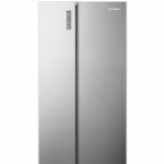 Side by Side HEINNER HSBS-520NFXF+, No Frost, 519 L, Clasa F, Aspect Inox