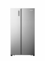 Side by Side HEINNER HSBS-520NFXF+, No Frost, 519 L, Clasa F, Aspect Inox
