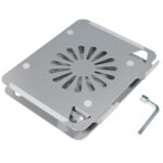 Stand Notebook Spacer 15.6″, pliabil si ajustabil,inalta laptop pana la 15cm, gri - Image 2