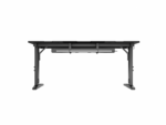 Birou gaming Genesis Holm Modular 160, material lemn/metal, reglabil pe inaltime 70 - 90 cm, iluminare RGB, management cabluri, negru - Image 14