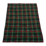 PATURA FLEECE150X200 CM-CAROURI VERZI - Image 2