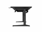 Birou gaming Genesis Holm Modular 160, material lemn/metal, reglabil pe inaltime 70 - 90 cm, iluminare RGB, management cabluri, negru - Image 8