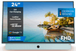 Televizor portabil METZ LED 24MPE7000Y, 60 cm, Smart Google TV , Full HD, 220/12V, 3h battery, Clasa E (Brand German)