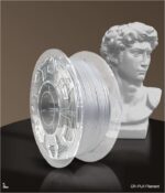 CREALITY CR PLA 3D Printer Filament, ivory white, 1KG, Printing temperature: 190-220, Filament diameter: 1.75mm, Tensile strength: 60MPa, Size of filament wheel: Diameter 200mm, height 66mm, hole diameter 56mm. Utilizare: pana la 6 luni de la deschiderea ambalajului. - Image 2