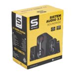 Boxe Serioux 2.1 SoundRise 2160W, putere totala 60W RMS, tip 2.1, sateliti 2 x 15W, subwoofer 30W, Conectivitate: Bluetooth, USB, AUX, SD, Radio FM, negre, SRXS-2160W - Image 6