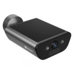 Camera de supraveghere EZVIZ EB5 4K Rezolutie video: 3840 × 2160 Lentila fixa: 2.8mm Unghi de vizualizare: orizontal: 113°, vertical: 60°, diagonal 135° Distanta iluminator IR: 15 m Compresie video: H.265 / H.264 Detectarea formei umane alimentate cu AI, detectarea formei vehiculului alimentat de AI