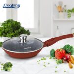 TIGAIE ALUMINIU TURNAT + CAPAC 24x4.8 CM, CALABRIA, COOKING BY HEINNER - Image 5