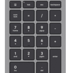 Tastatura Trust numerica wireless Xalax , numar taste 22,  gri