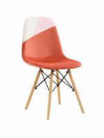 SET 2 SCAUNE STIL SCANDINAV - CORAL - Image 3