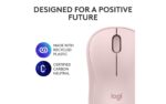 Mouse Wireless Logitech MK240 Silent Wireless, 1000 dpi, Roz - Image 2