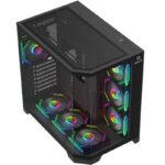 Carcasa AQIRYS Titan, RGB, Mid Tower, Black