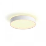 Plafoniera LED Philips Hue Enrave, Bluetooth, 19.2W, 2450 lm, luminaalba(2200-6500K), IP20, 38.1cm, Alb, Intrerupator cu variator in clus