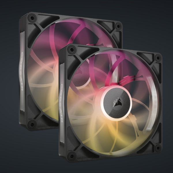 Ventilatoare Carcasa CORSAIR iCUE LINK RX140 MAX 2x140mm NEGRU